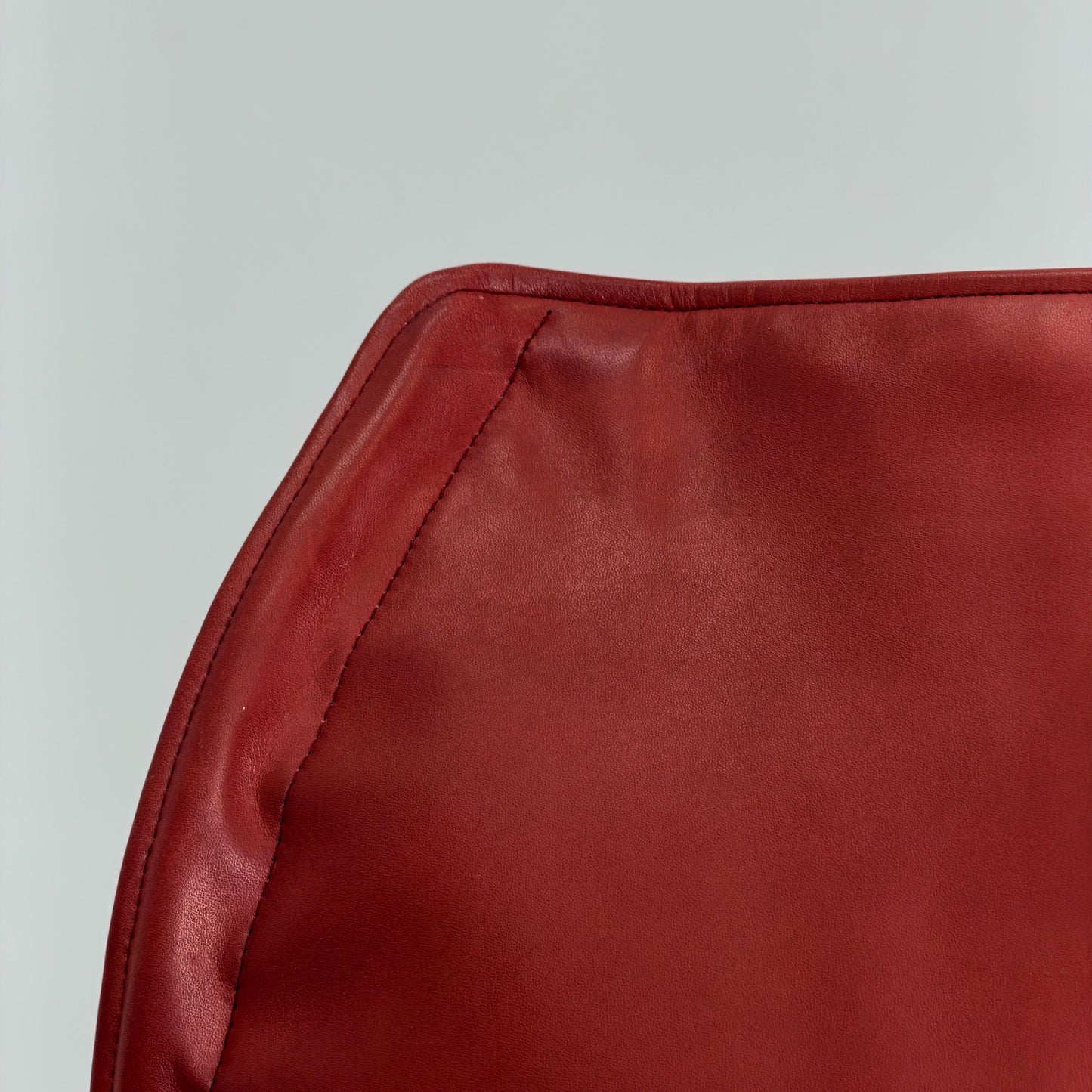 Rare Mid Century Simon Desanta Leather Lounge Chair for COR Germany, 1980s
