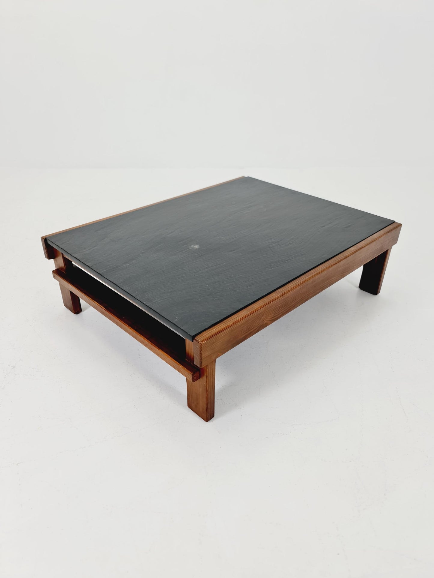 Vintage mid century granite /natural stone coffe table By Carl Straub Germany , 1960s