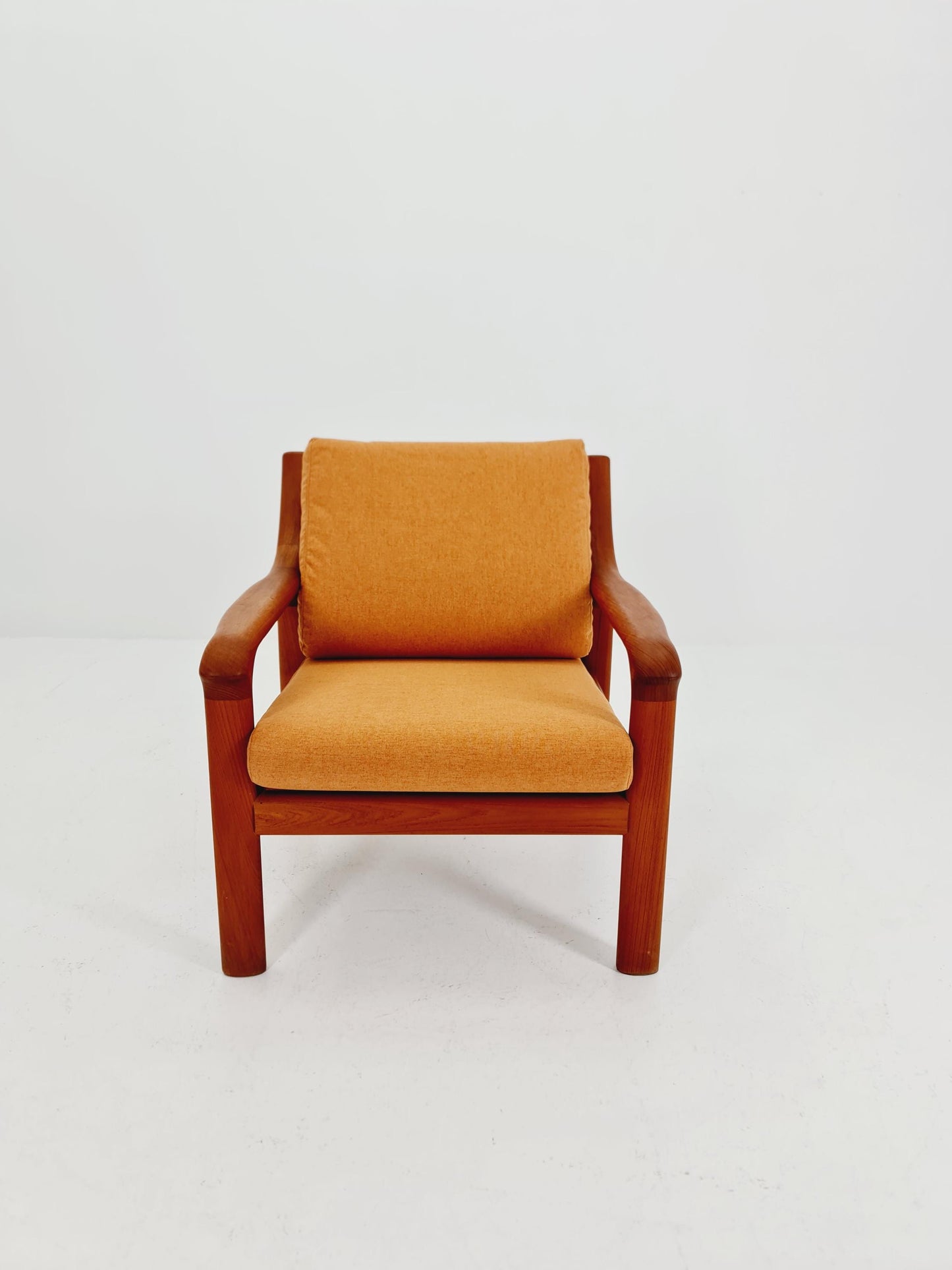 Mid century teak easy lounge chair by Holstebro Möbelfabrik A/S , 1970s