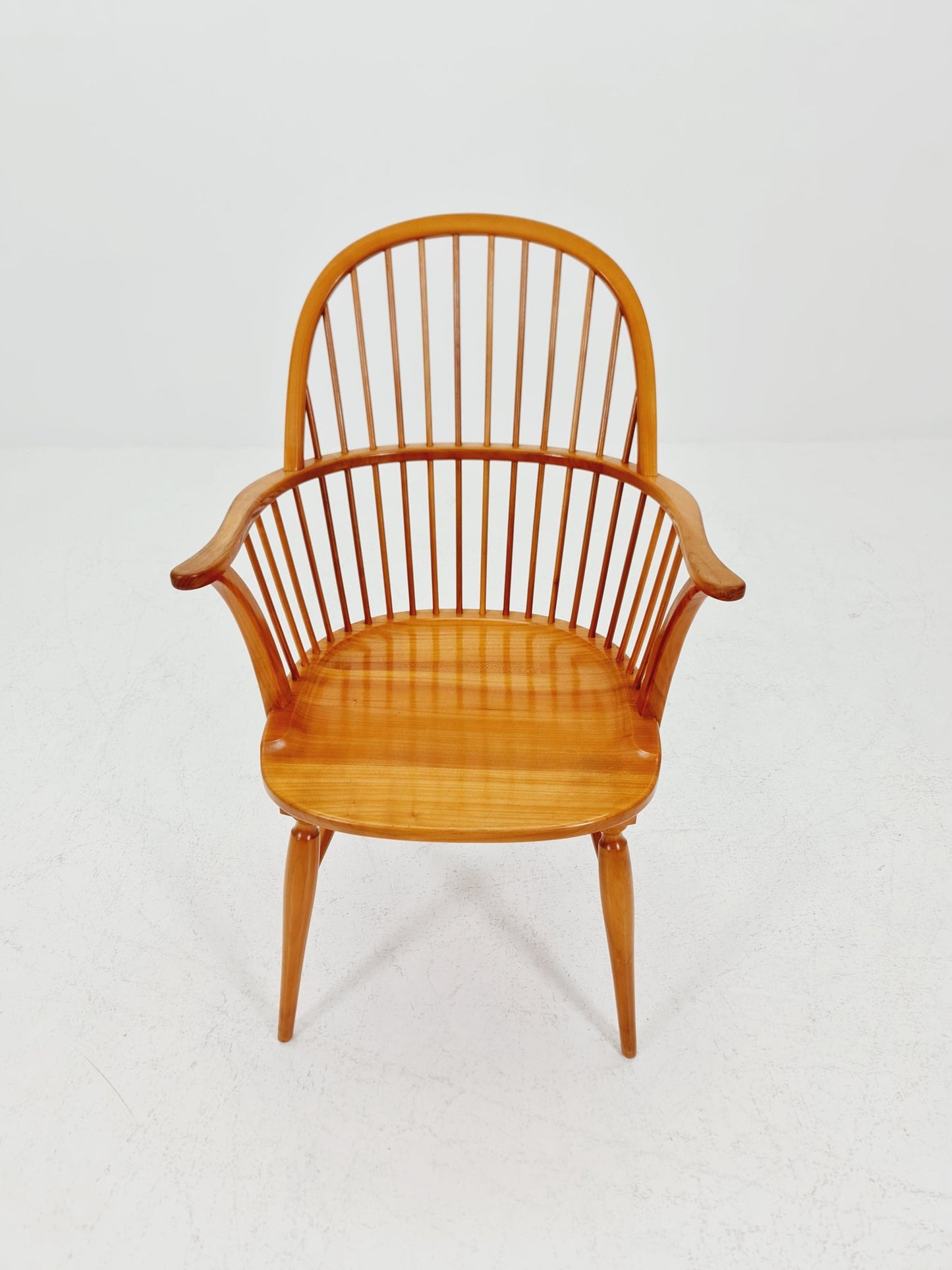 Danish Ash wood Chair by Frits Henningsen Windsor chair model FH 38 , 1960s