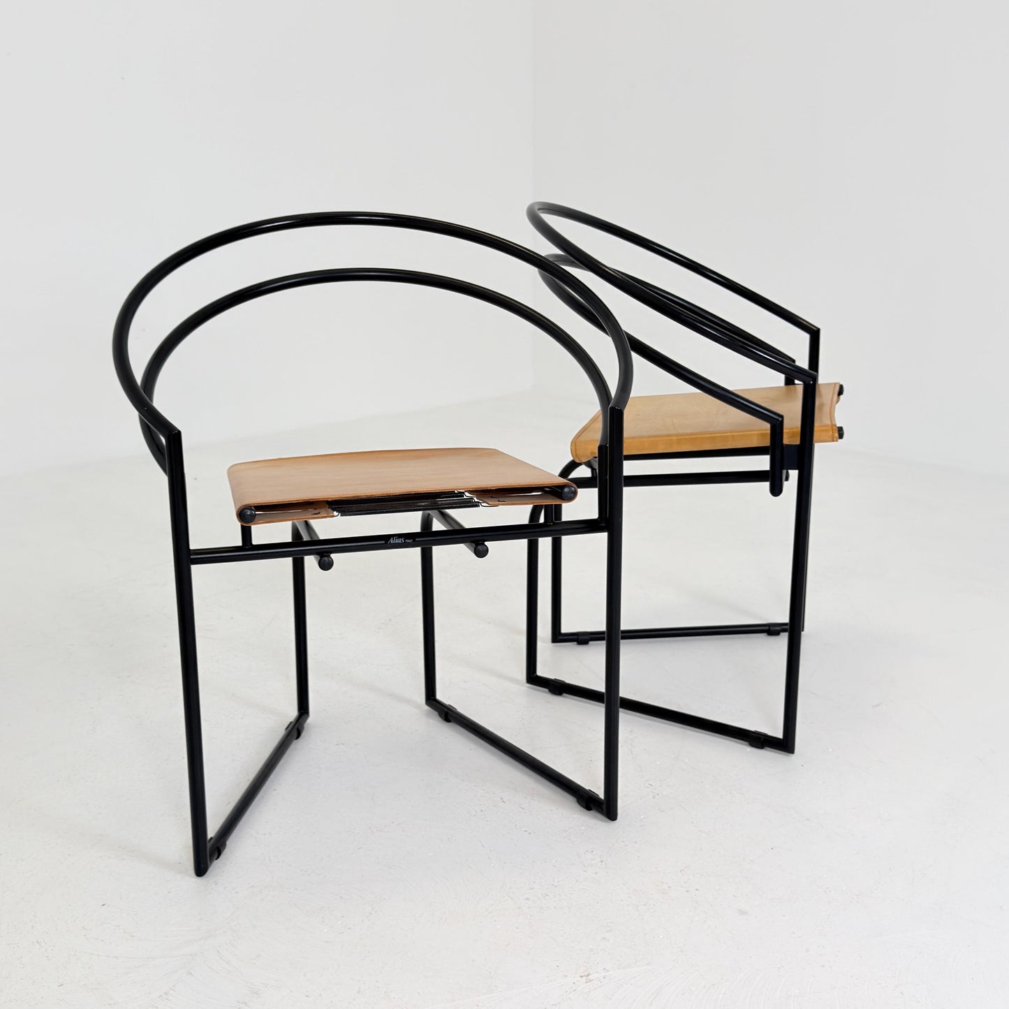 1 of 3 Mid century Postmodern Mario Botta Latonda Chair for Alias, Italy, 1980s