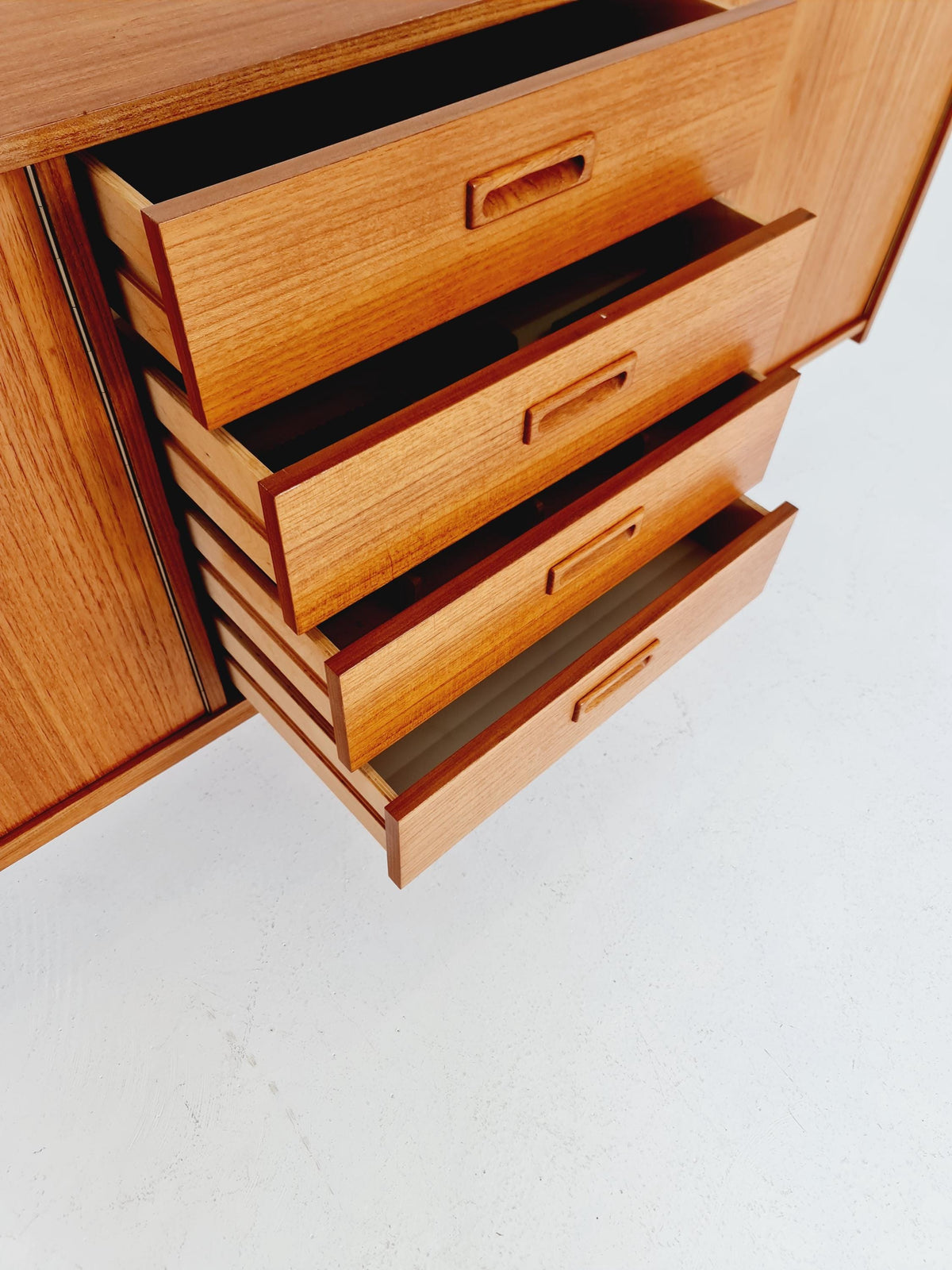 Mid century Modern German teak sideboard by WK möbel, 1960s