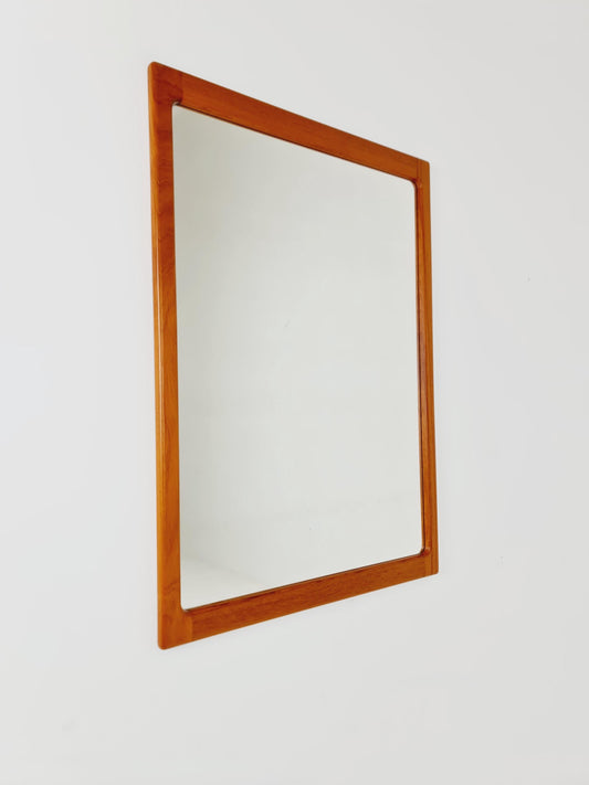 Big Mid century Danish Mirror By Silkborg Møbelfabrik, 1960s