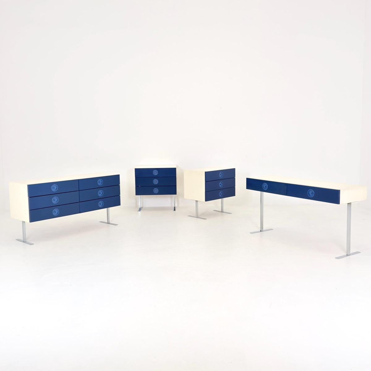 1 of 2 Mid Century Space Age sideboard - chest of drawers by Elco Germany 1970s