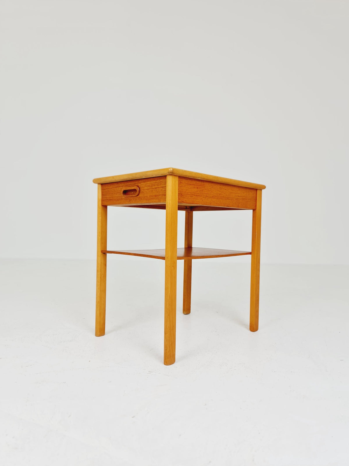 Midcentury danish Teak Vintage Side table by A.B Erik Andersson straight from the sixties