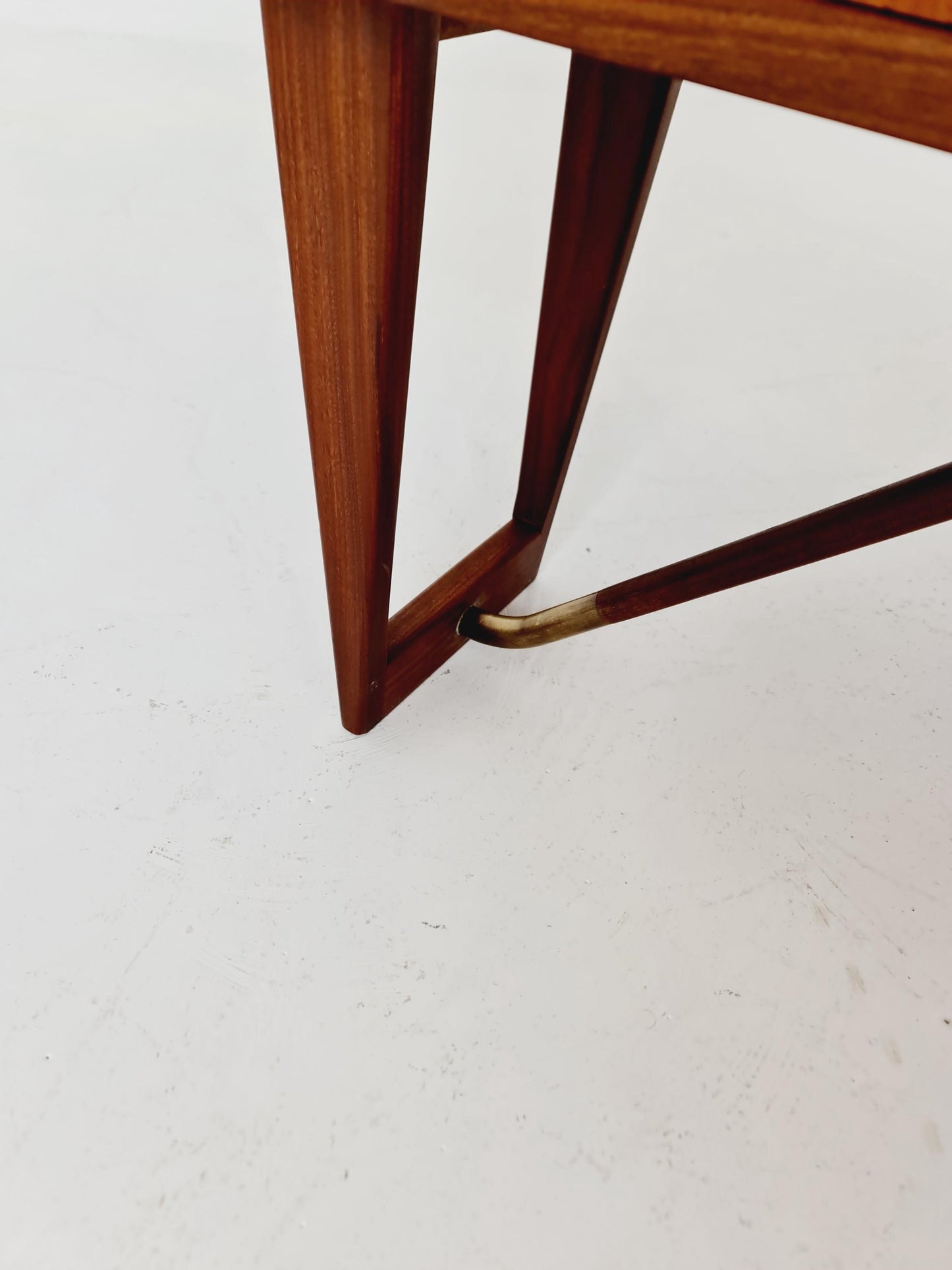 Danish teak desk model Executive Desk "Boomerang" by Peter Lovig Nielsen for Hedensted, 1960s