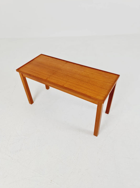 Midcentury Danish teak coffee side table, 1960s