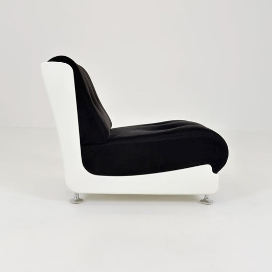 1 of 6 Rare Mid-Century Space Age Modular Lounge Chair by Mario Bellini for Roche Bobois, 1970s Italy