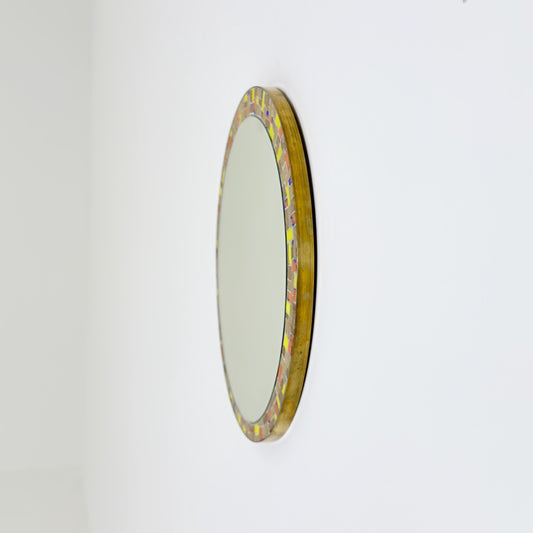 Mid-Century Mosaic Wall Mirror | 1960s Germany