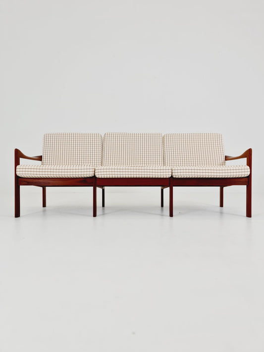 Mid century Sofa by Illum Wikkeslo Eilersen in solid teak, 1960s,