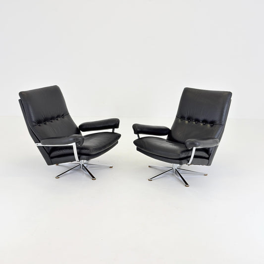 Set of 2 Mid-Century Palma Lounge Chairs by Werner Langenfeld for ESA Møbelværk, 1980s Denmark