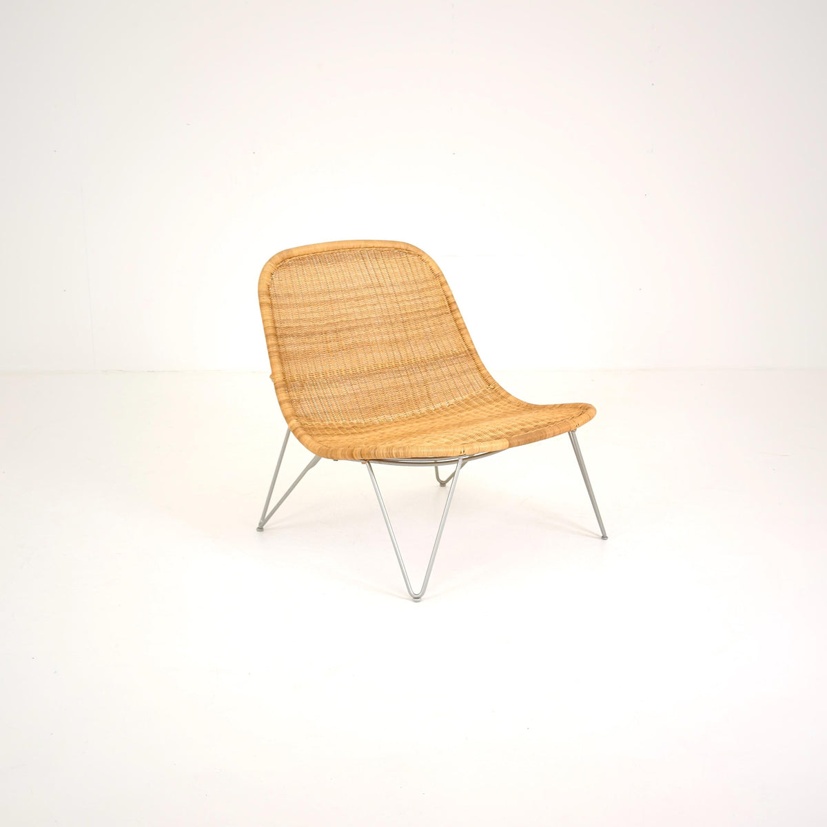 Mid century IKEA PS Hjältön Rattan Lounge Chair by James Irvine – 2000 Sweden