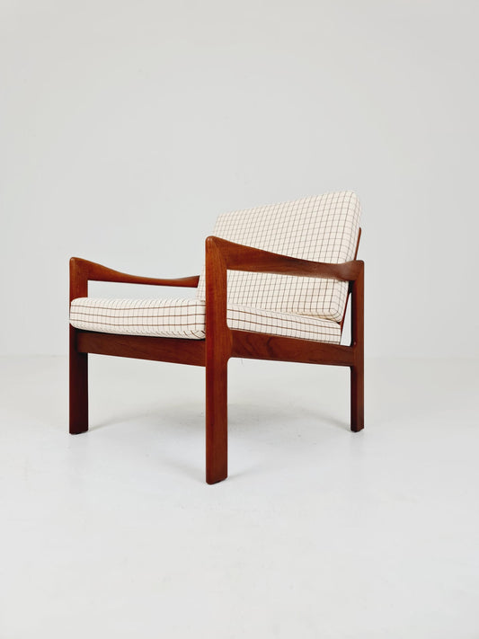 Mid century Sofa Lounge chair by Illum Wikkeslo Eilersen in solid teak, 1960s,