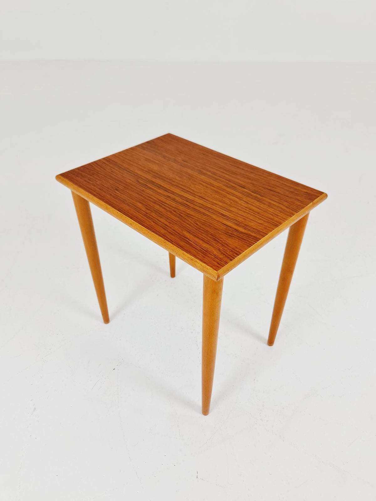 Swedish nightstand / side table teak 1960s