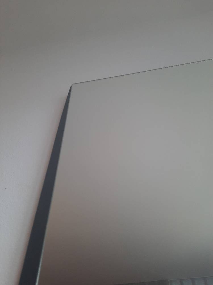 Original kidney asymmetrical vintage mirror from the 60s