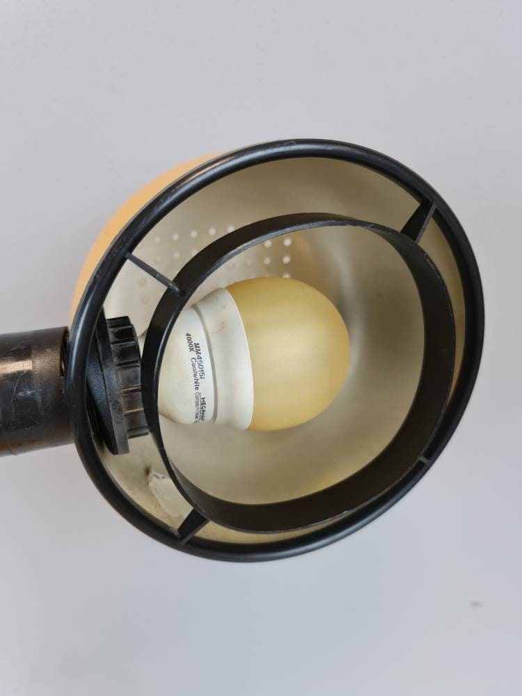 Yellow goose desk plastic lamp Light ,Italy 1970s