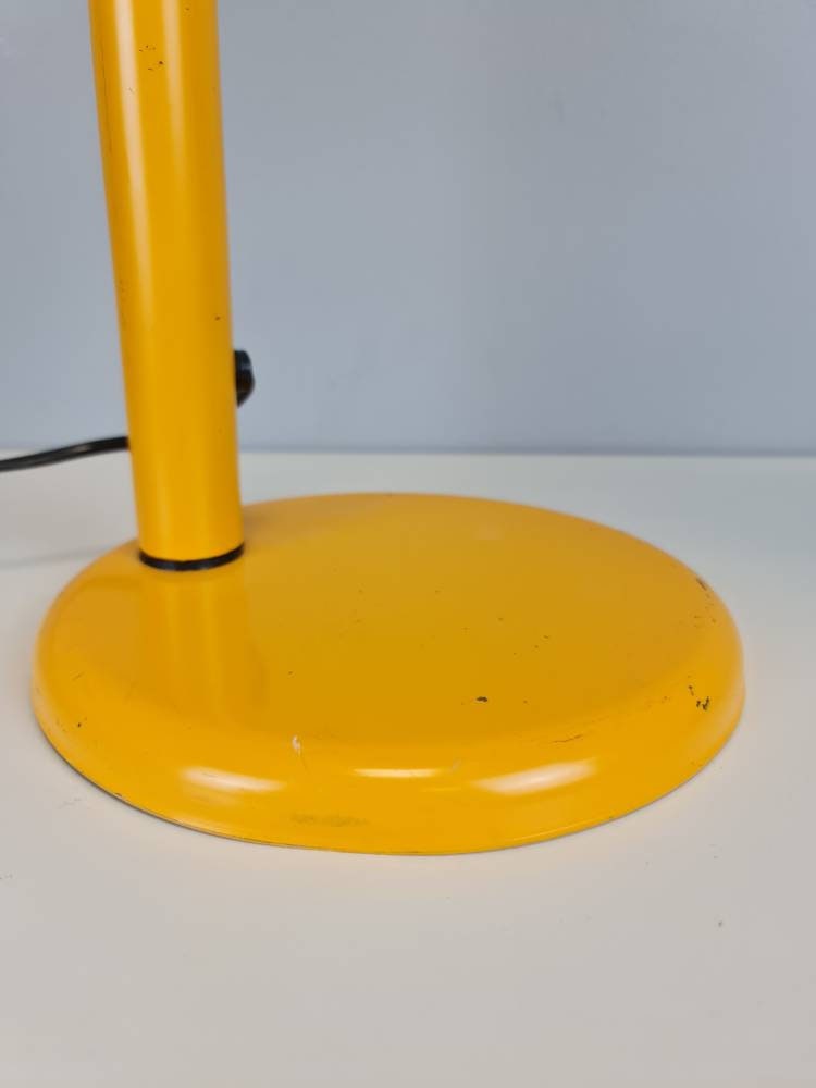 Yellow goose desk plastic lamp Light ,Italy 1970s