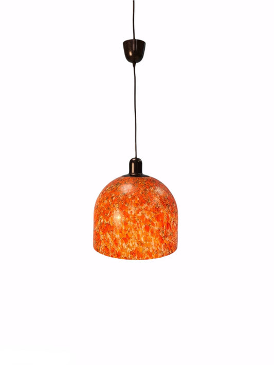 Rare and elegant Mid-Century Modern pendant lamp by Peill & Putzler, Germany, 1970s.