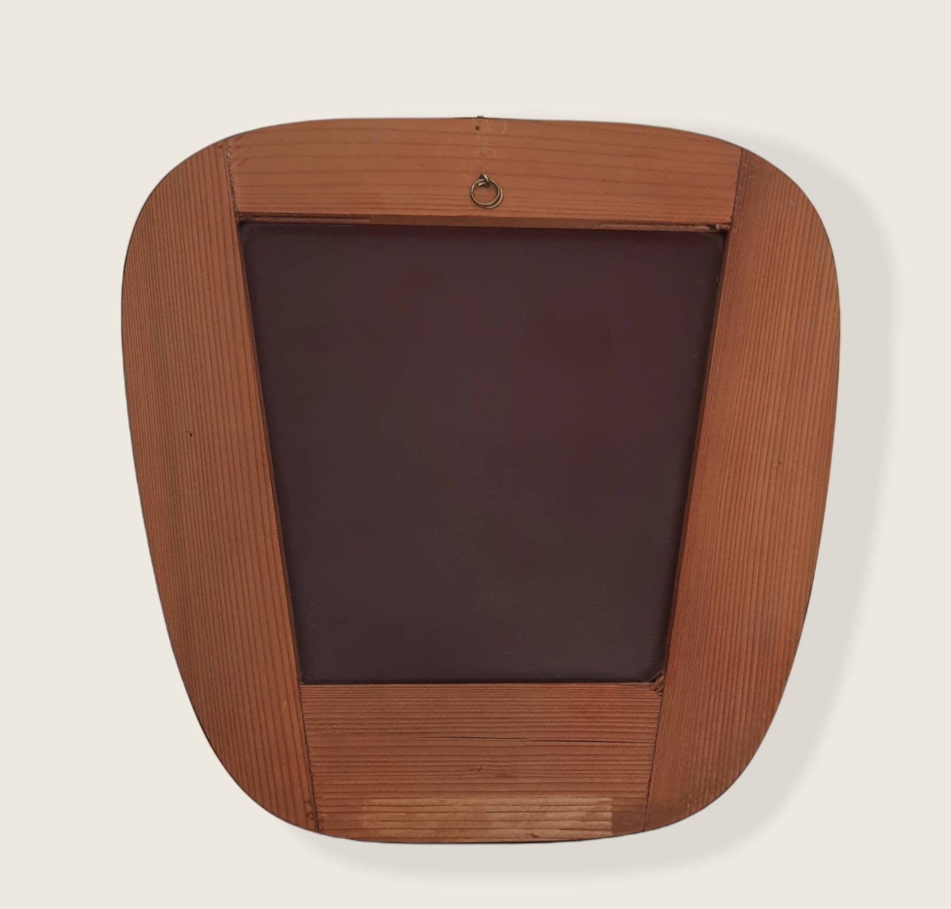 Mid Century asymmetric Nieren Spiegel - Small Kidney mirror from the 50s-60s rockabilly