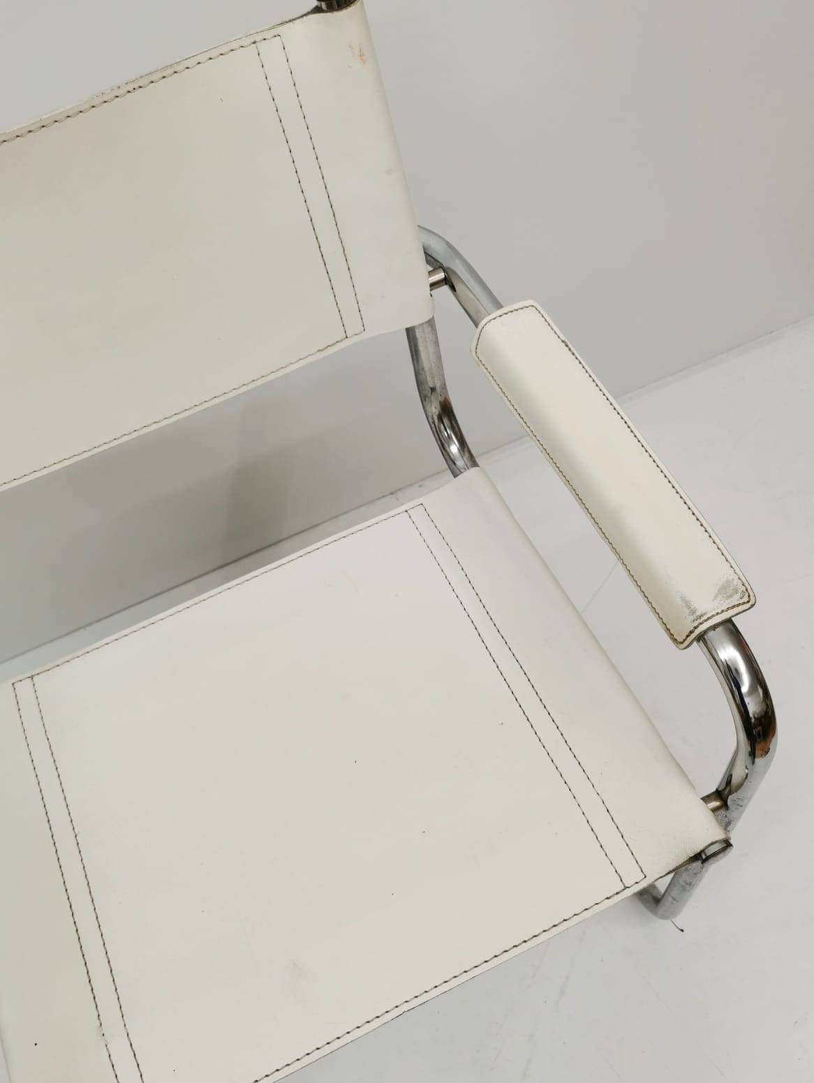 1 of 2 Model MG5 Centro Studi desk chair by Mart Stam & Marcel Breuer for Matteo Grassi, 1970s