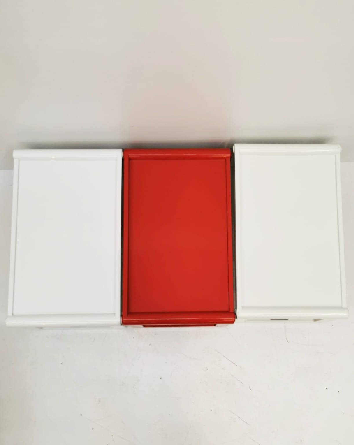 Guzzini Pepito,design Luigi Massoni, side table, breakfast table with original packing 1970s