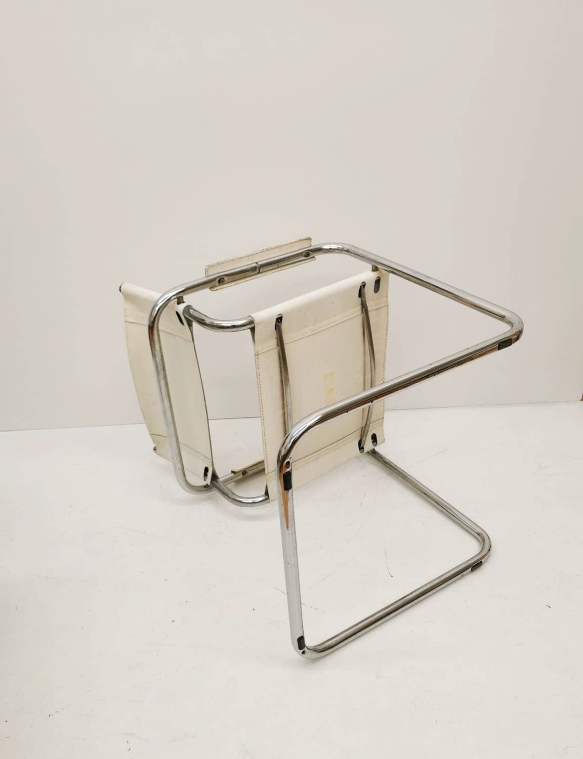1 of 2 Model MG5 Centro Studi desk chair by Mart Stam & Marcel Breuer for Matteo Grassi, 1970s