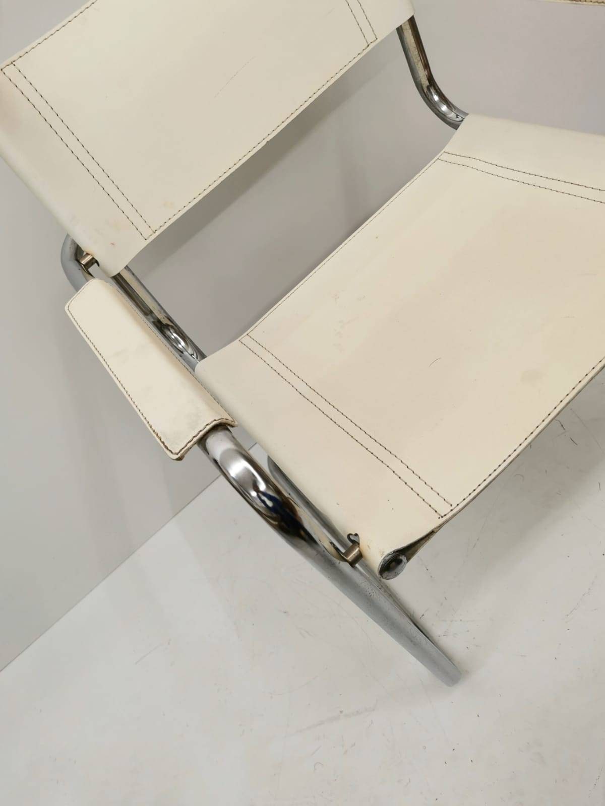 1 of 2 Model MG5 Centro Studi desk chair by Mart Stam & Marcel Breuer for Matteo Grassi, 1970s
