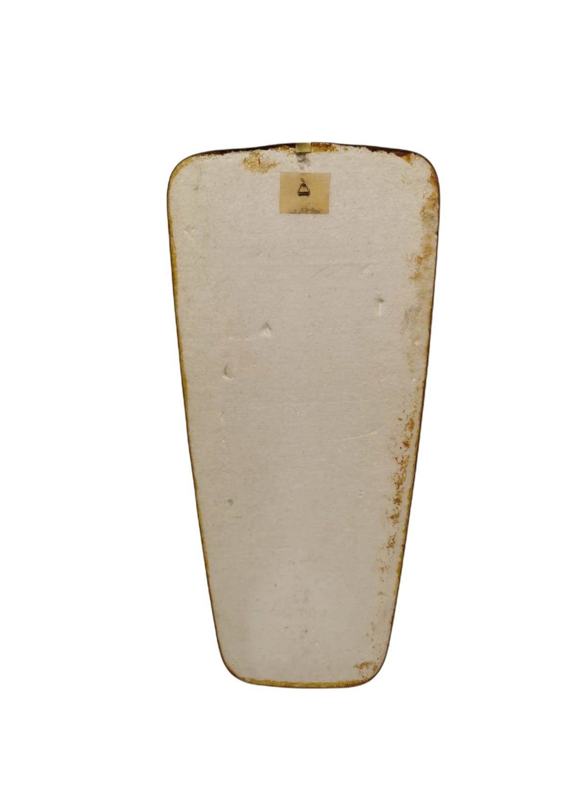 Mid Century asymmetric mirror Original kidney mirror standard style from the 50s 60s