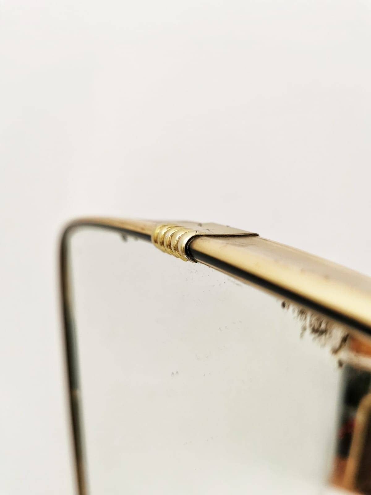 Mid Century asymmetric mirror Original kidney mirror standard style from the 50s 60s