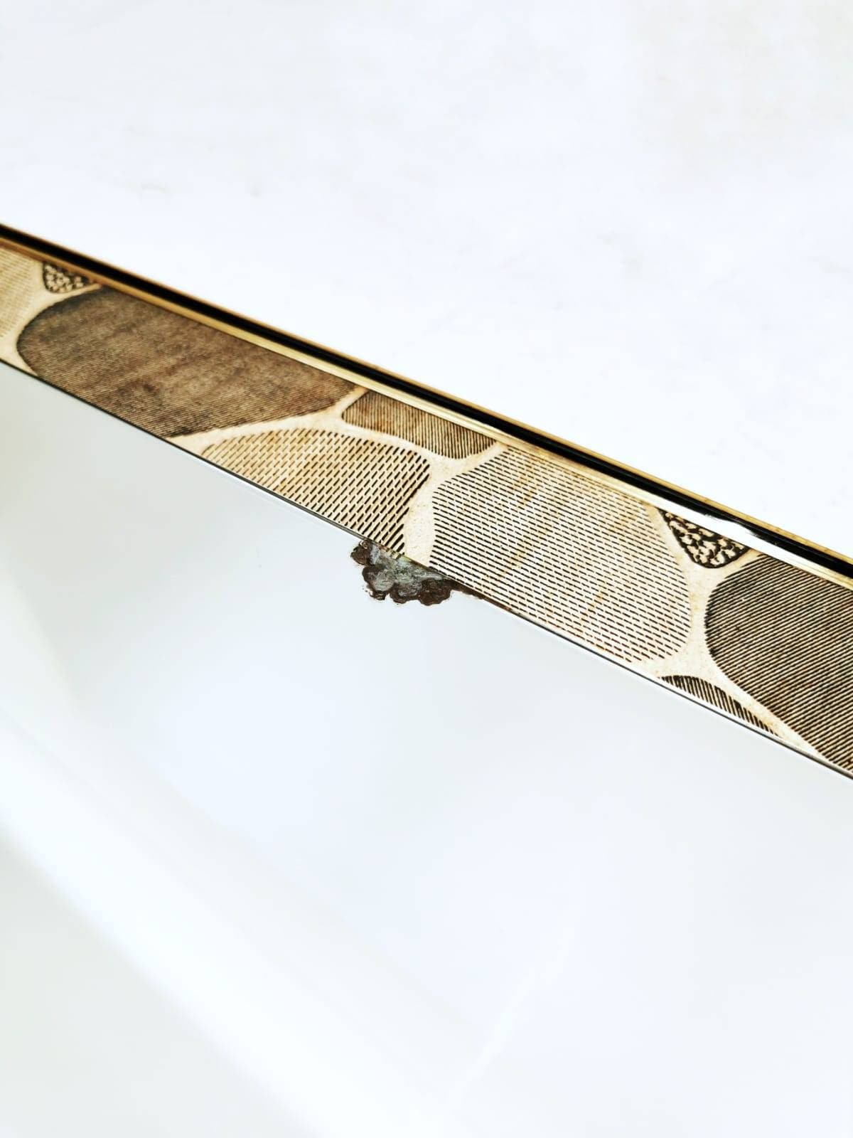 Mid Century asymmetric mirror Original kidney mirror standard style from the 50s 60s