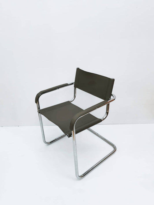 1 of 2 Model s34 Centro Studi desk chair by Mart Stam & Marcel Breuer for Matteo Grassi, 1970s