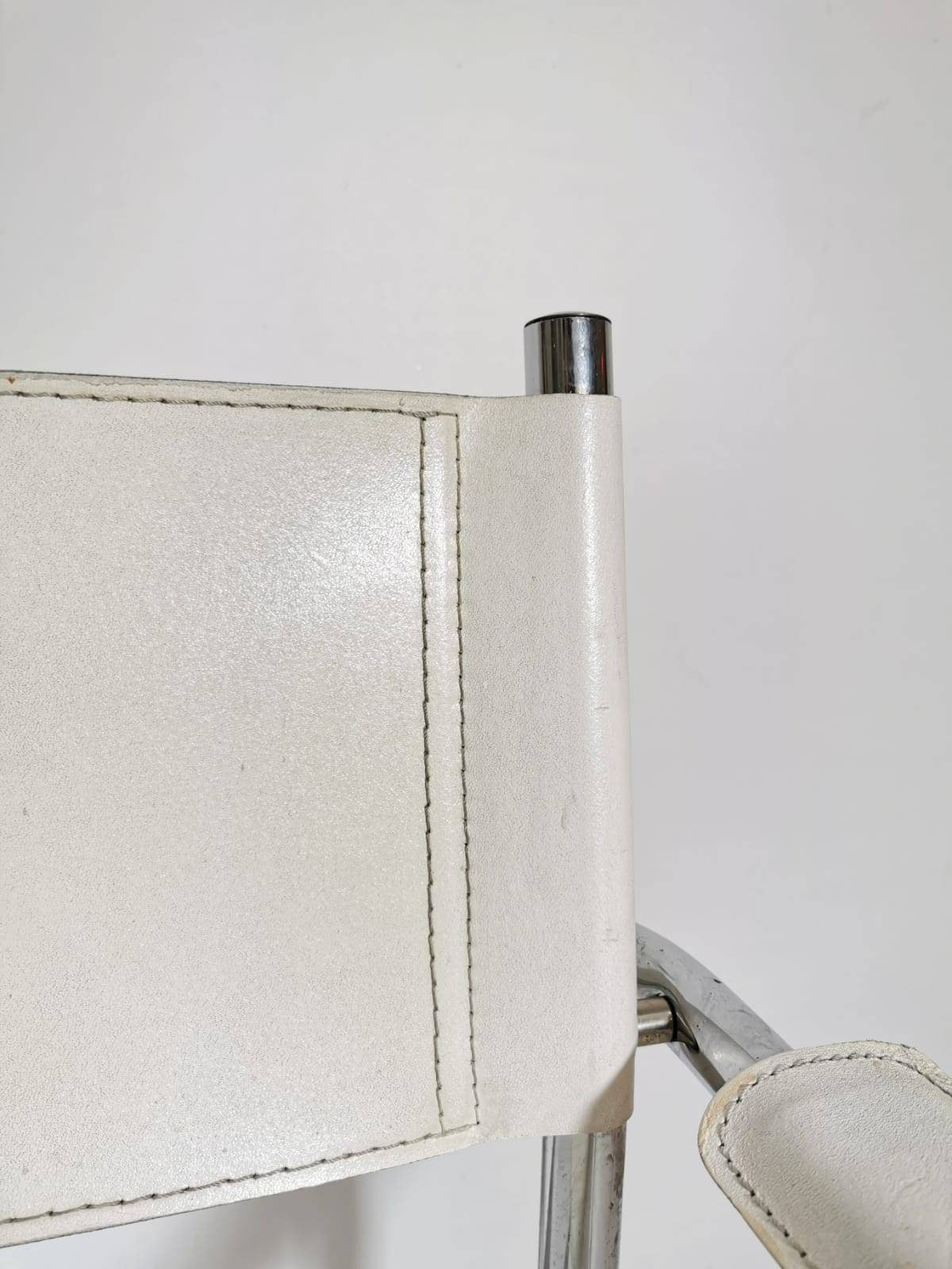 1 of 4 Model Studi bauhaus desk chair by Mart Stam & Marcel Breuer Italy 1970s