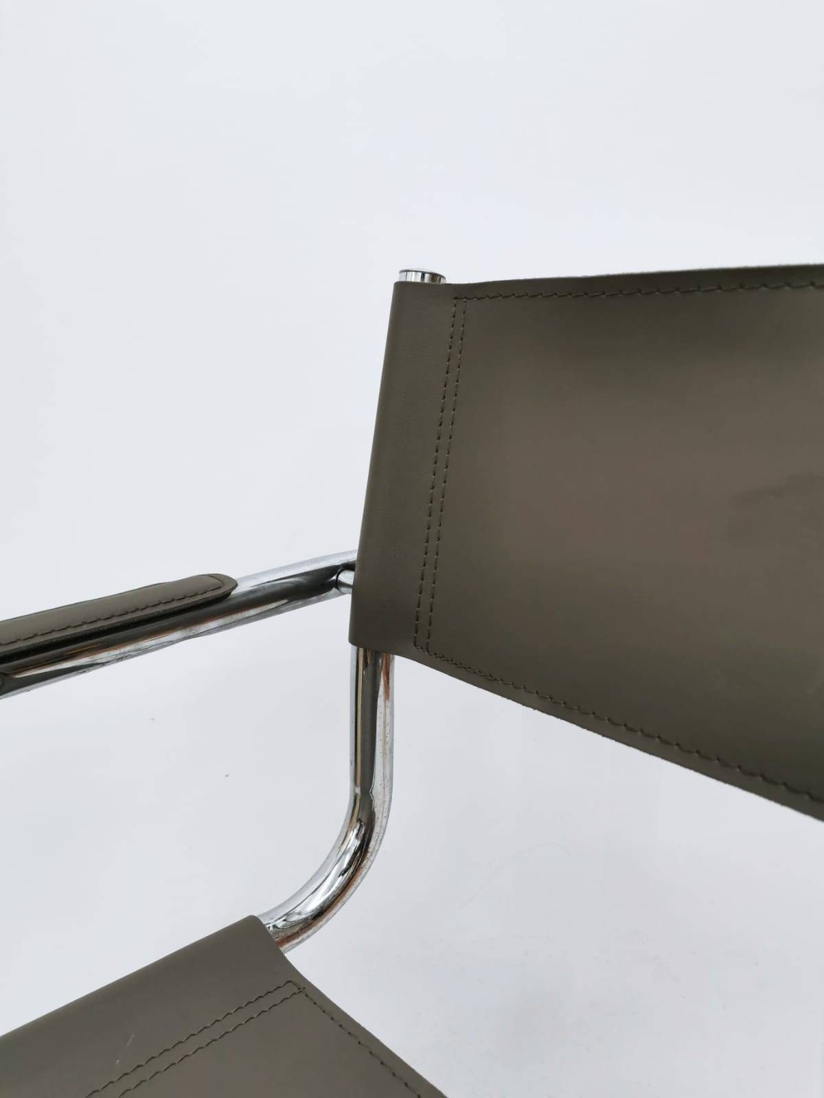 1 of 2 Model s34 Centro Studi desk chair by Mart Stam & Marcel Breuer for Matteo Grassi, 1970s