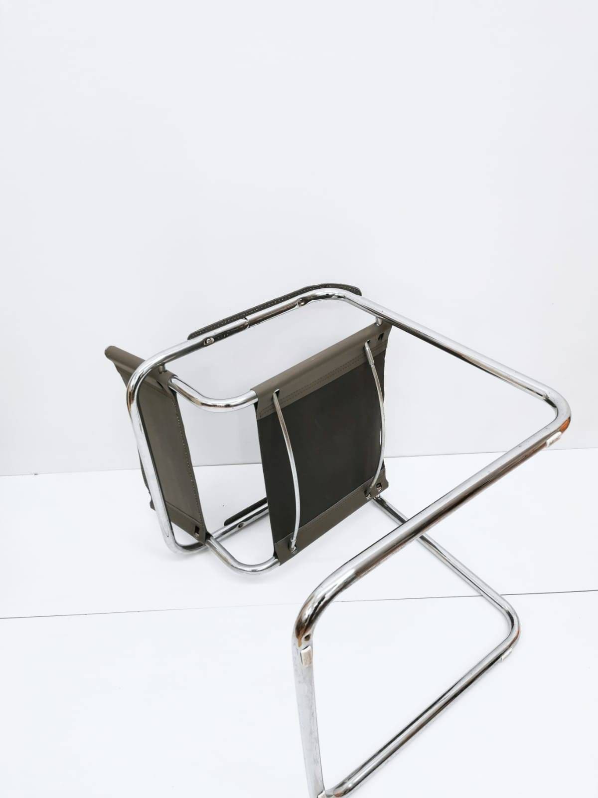 1 of 2 Model s34 Centro Studi desk chair by Mart Stam & Marcel Breuer for Matteo Grassi, 1970s