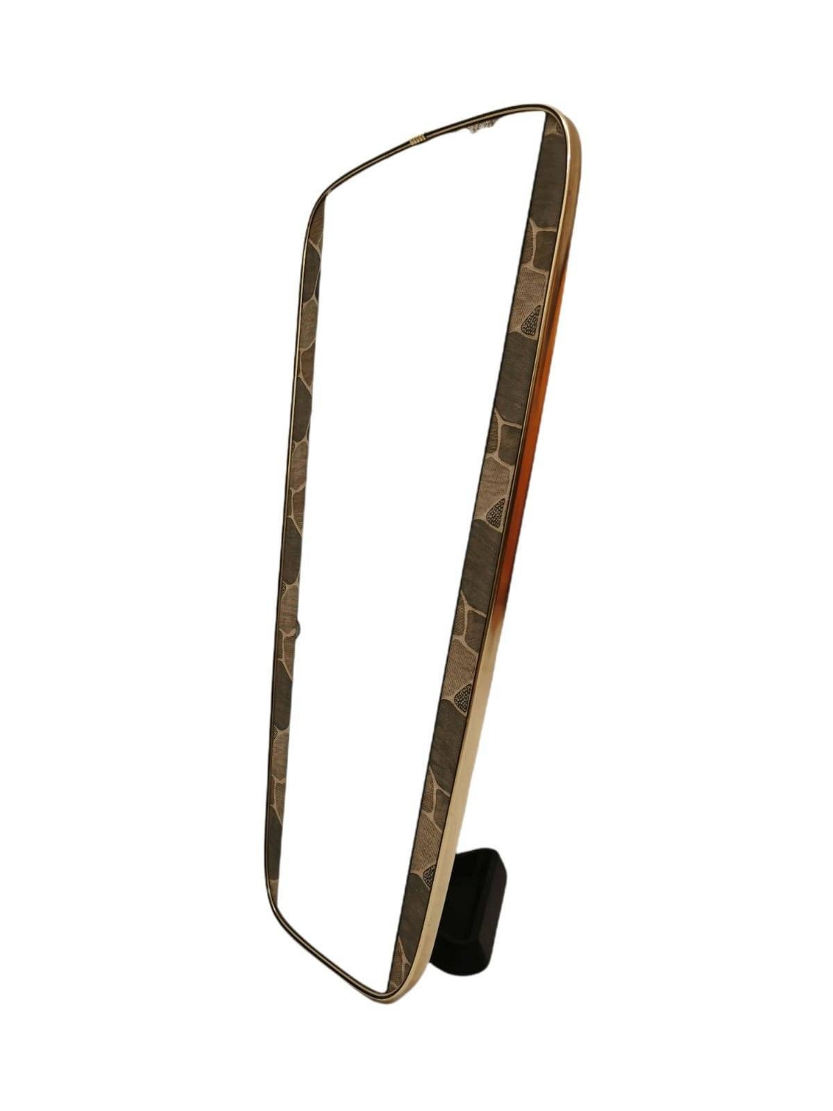 Mid Century asymmetric mirror Original kidney mirror standard style from the 50s 60s