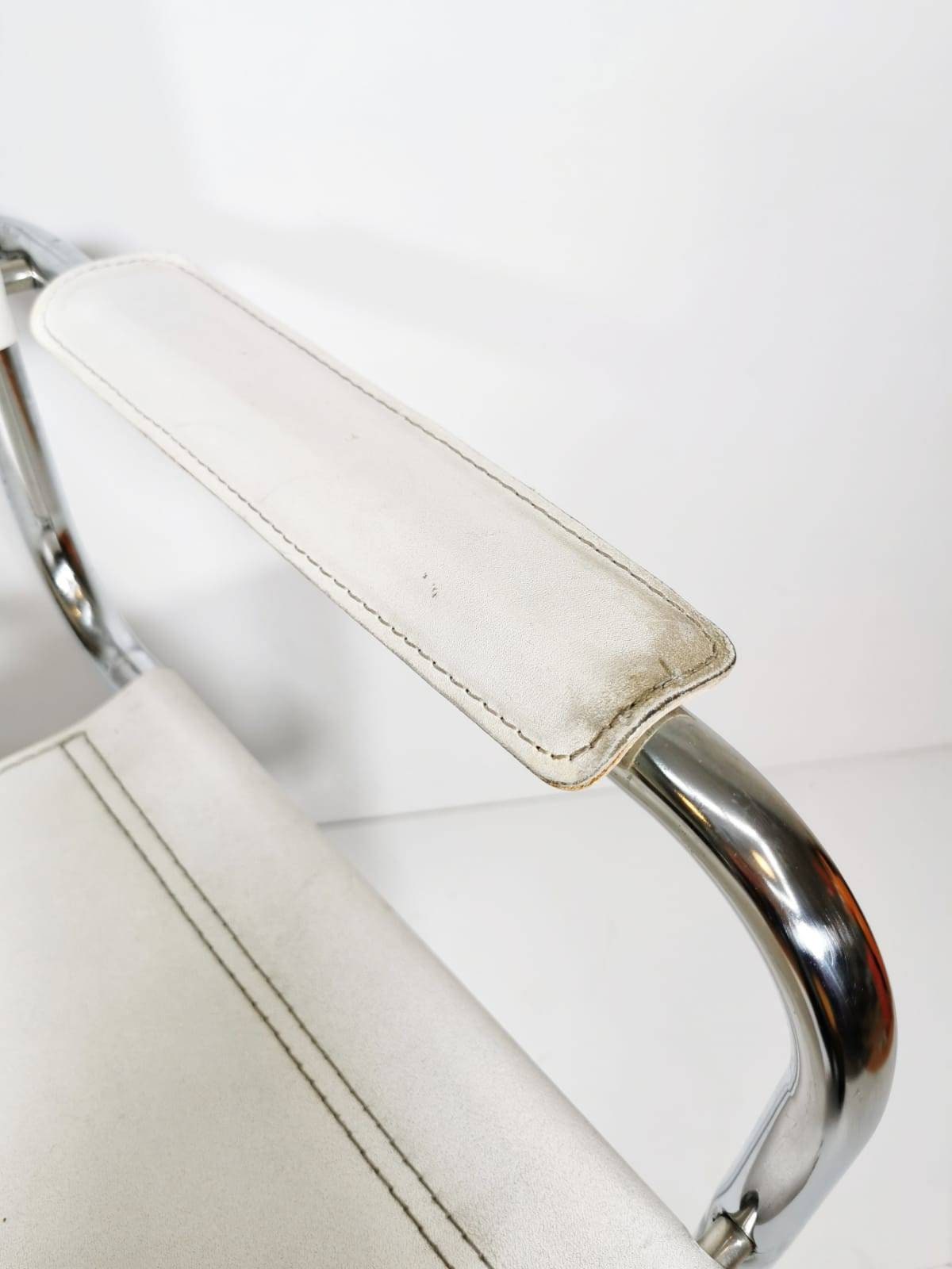 1 of 4 Model Studi bauhaus desk chair by Mart Stam & Marcel Breuer Italy 1970s