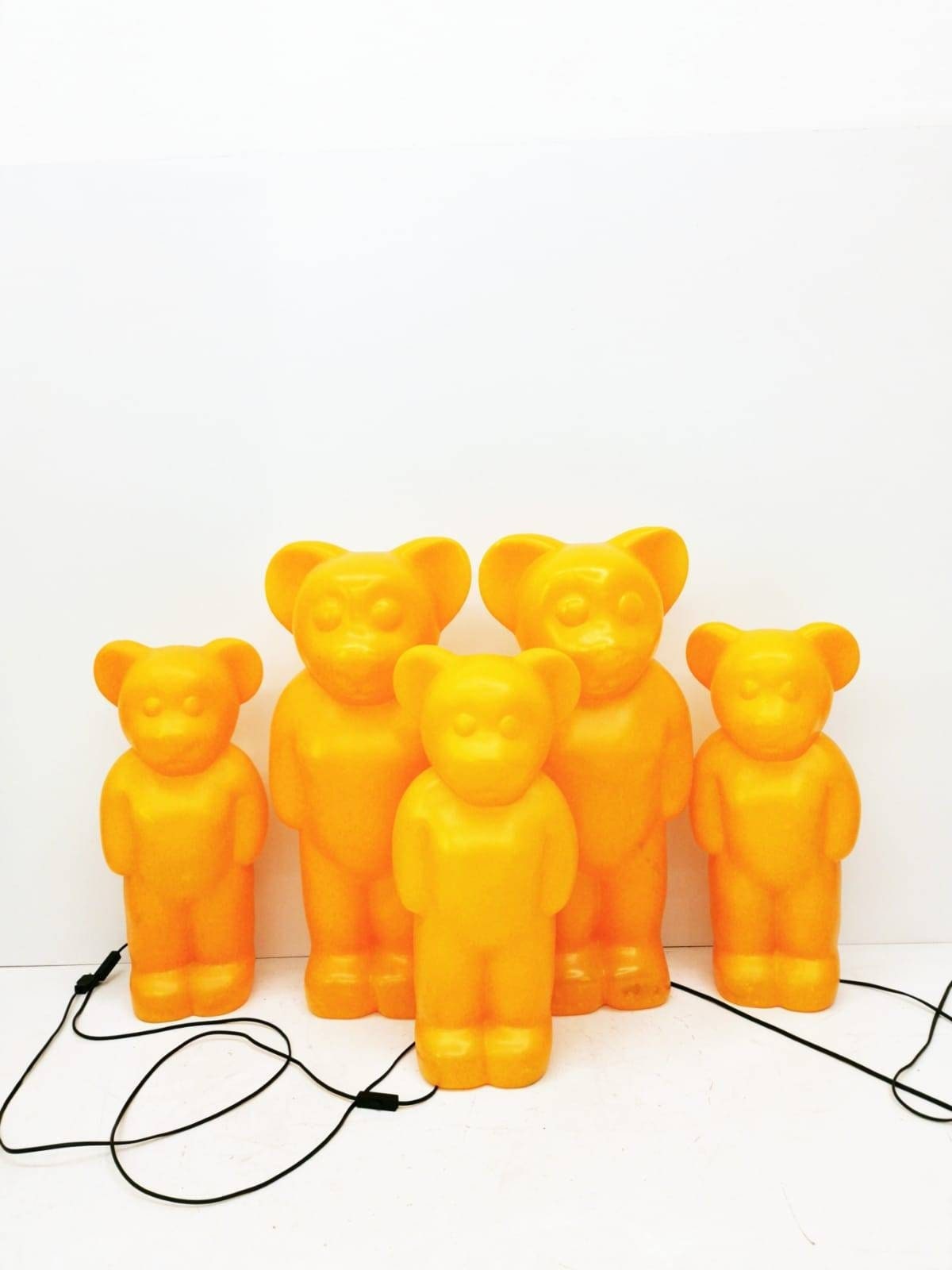 space age Lumi bear german by heico or Flötotto, Haribo Bear lamp vintage Night Lamp From 1970'S retro Children Lighting