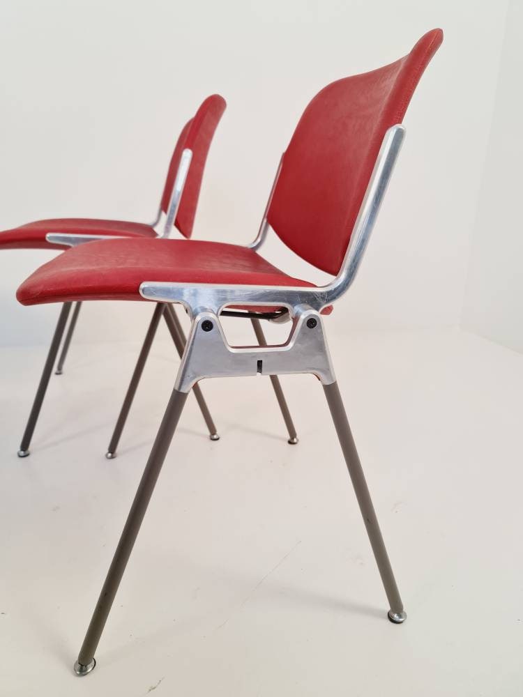 1 of 2 space age Italian chair by Giancarlo piretti for Castelli ,1970s