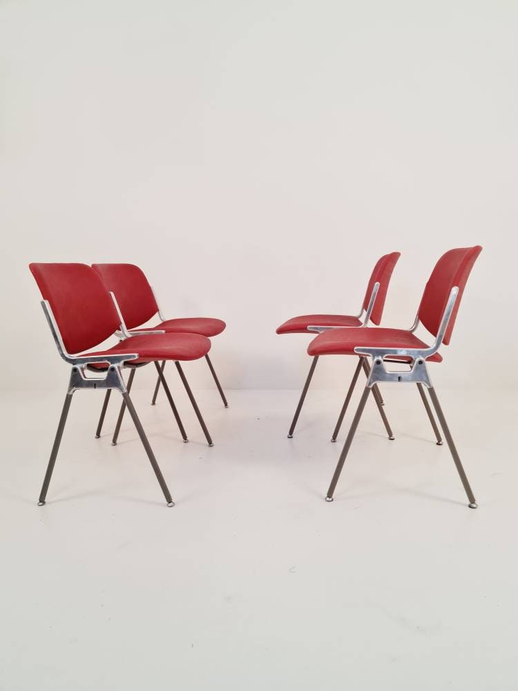 1 of 2 space age Italian chair by Giancarlo piretti for Castelli ,1970s