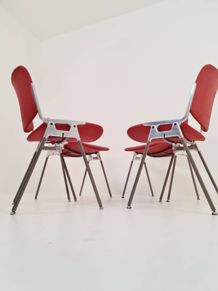 1 of 2 space age Italian chair by Giancarlo piretti for Castelli ,1970s