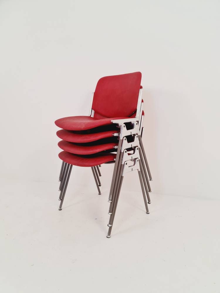 1 of 2 space age Italian chair by Giancarlo piretti for Castelli ,1970s