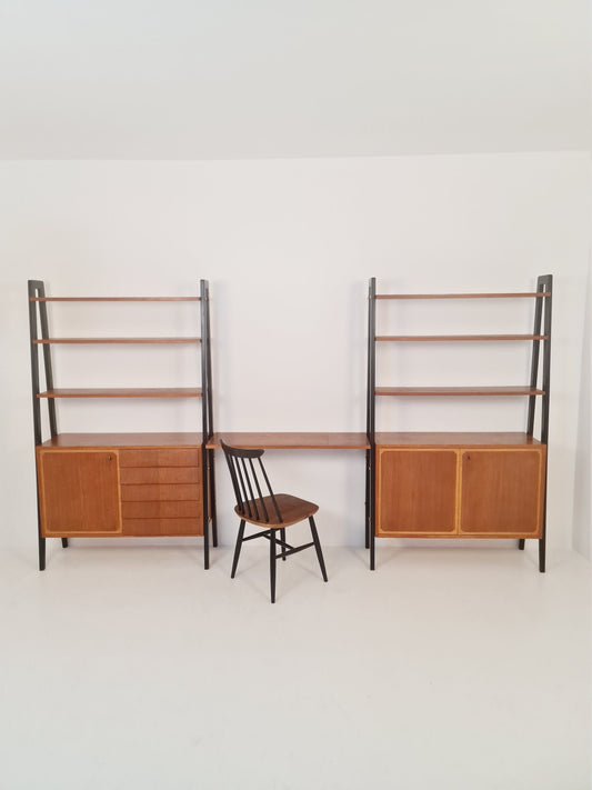 Original vintage bookshelf system/ book case teak by Bengt Ruda from the 60s - Danish design