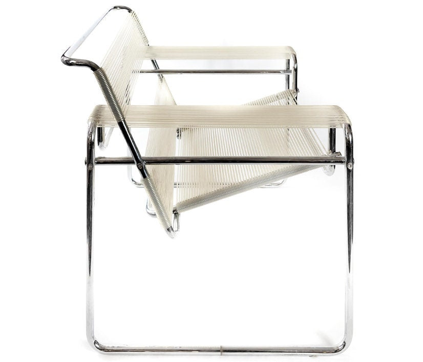 Marcel Breuer Wassily Style Spaghetti B3 Chairs 1980s Italy