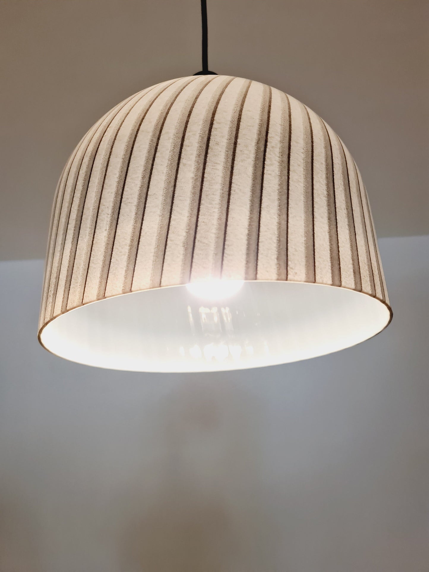 Rare and elegant Mid-Century Modern pendant lamp by Peill & Putzler, Germany, 1970s.