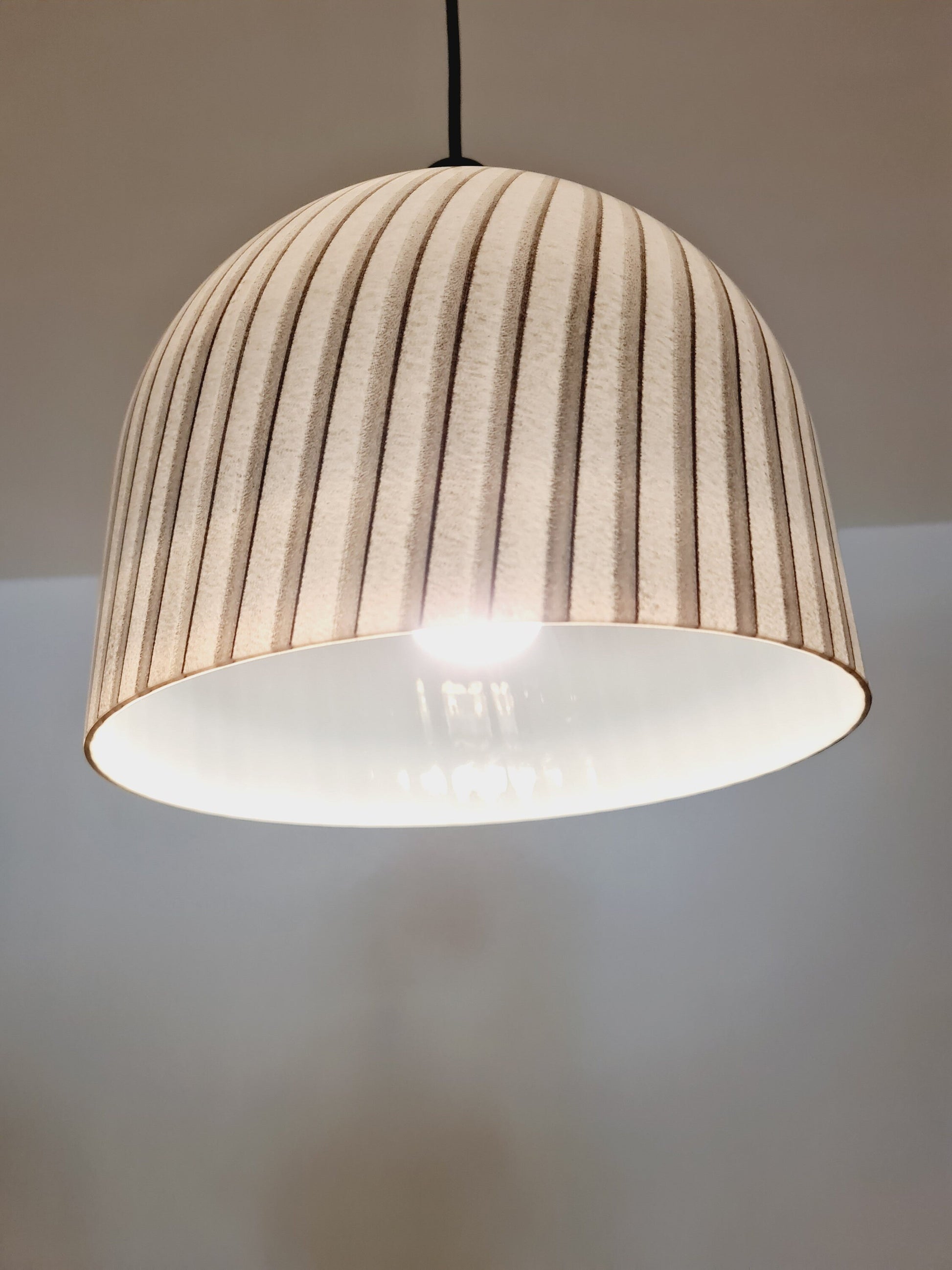 Rare and elegant Mid-Century Modern pendant lamp by Peill & Putzler, Germany, 1970s.
