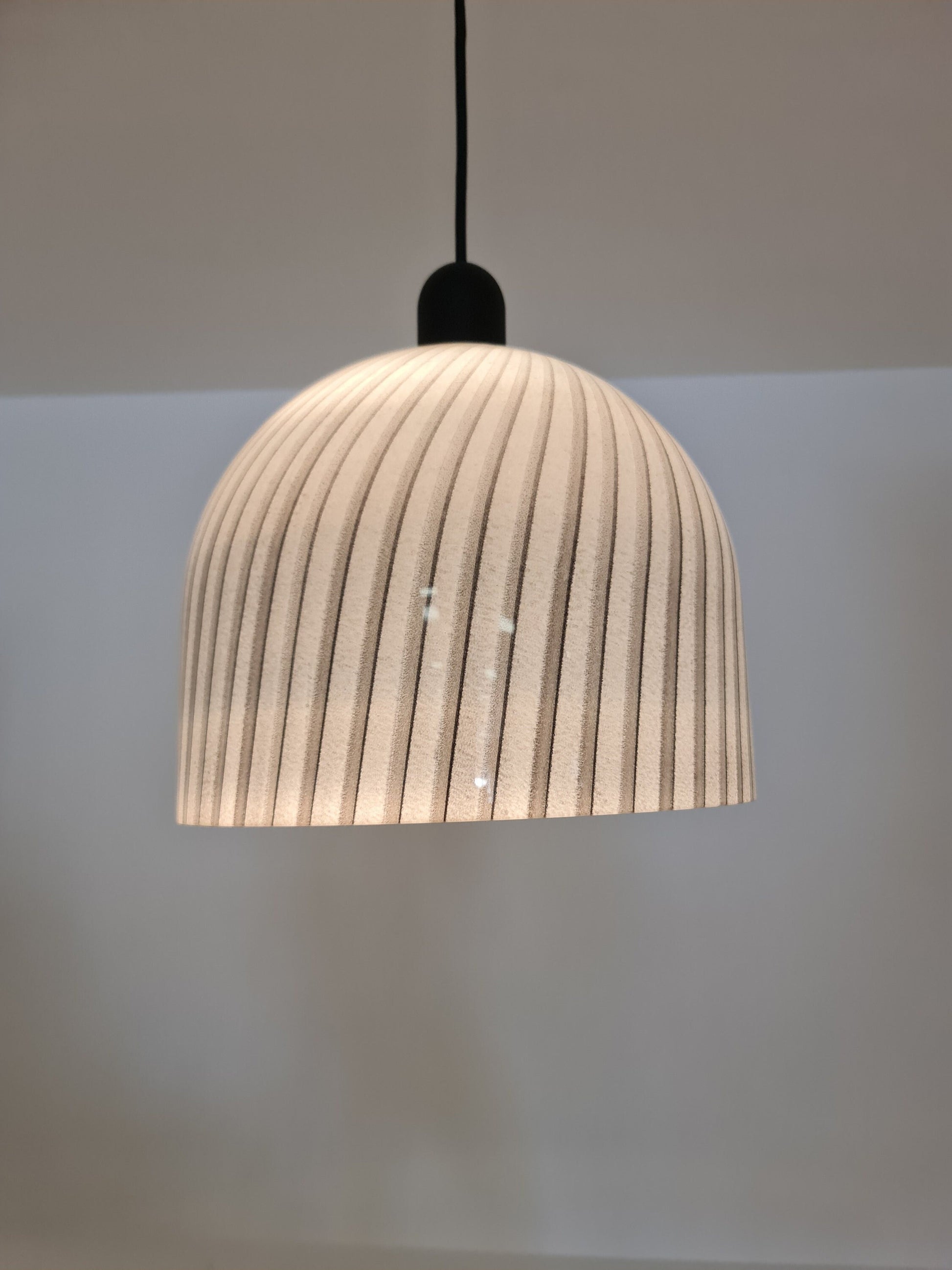 Rare and elegant Mid-Century Modern pendant lamp by Peill & Putzler, Germany, 1970s.