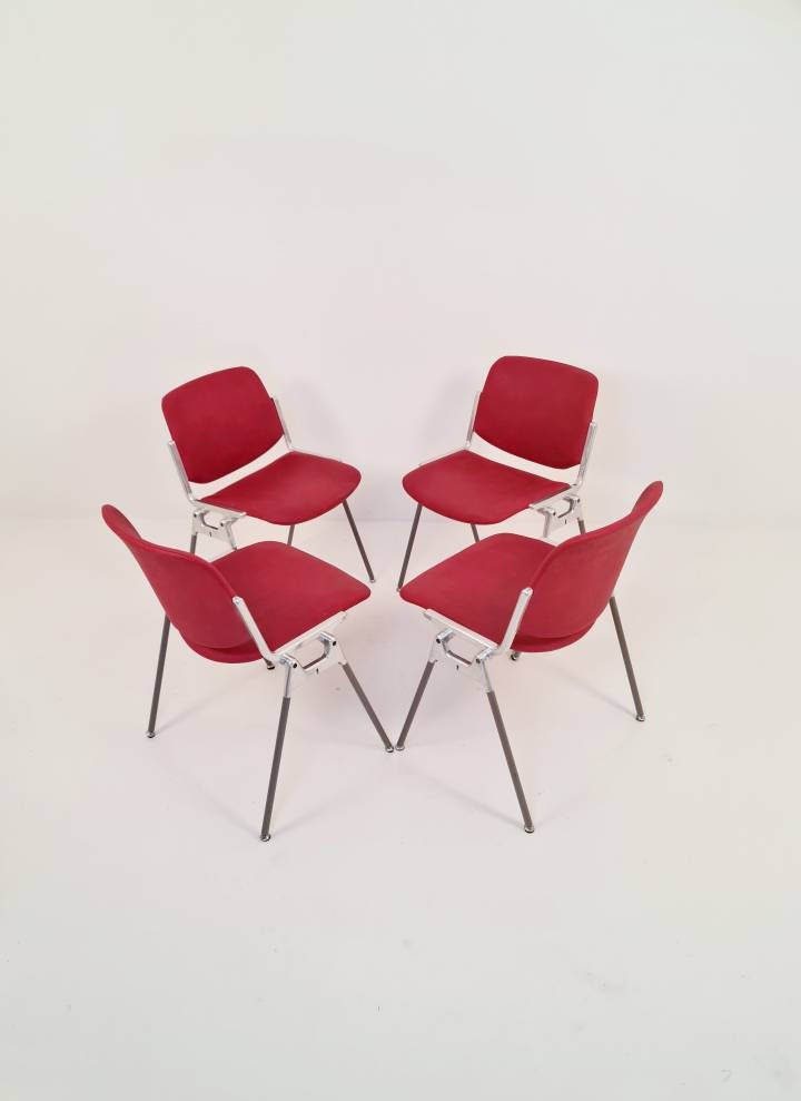 1 of 2 space age Italian chair by Giancarlo piretti for Castelli ,1970s