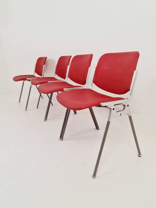 1 of 2 space age Italian chair by Giancarlo piretti for Castelli ,1970s