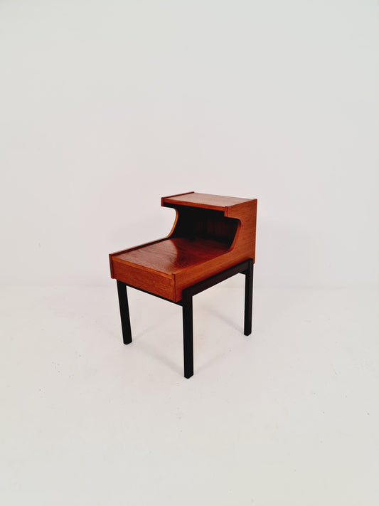 Midcentury danish Teak Vintage Side table/ Bedside table straight from the sixties