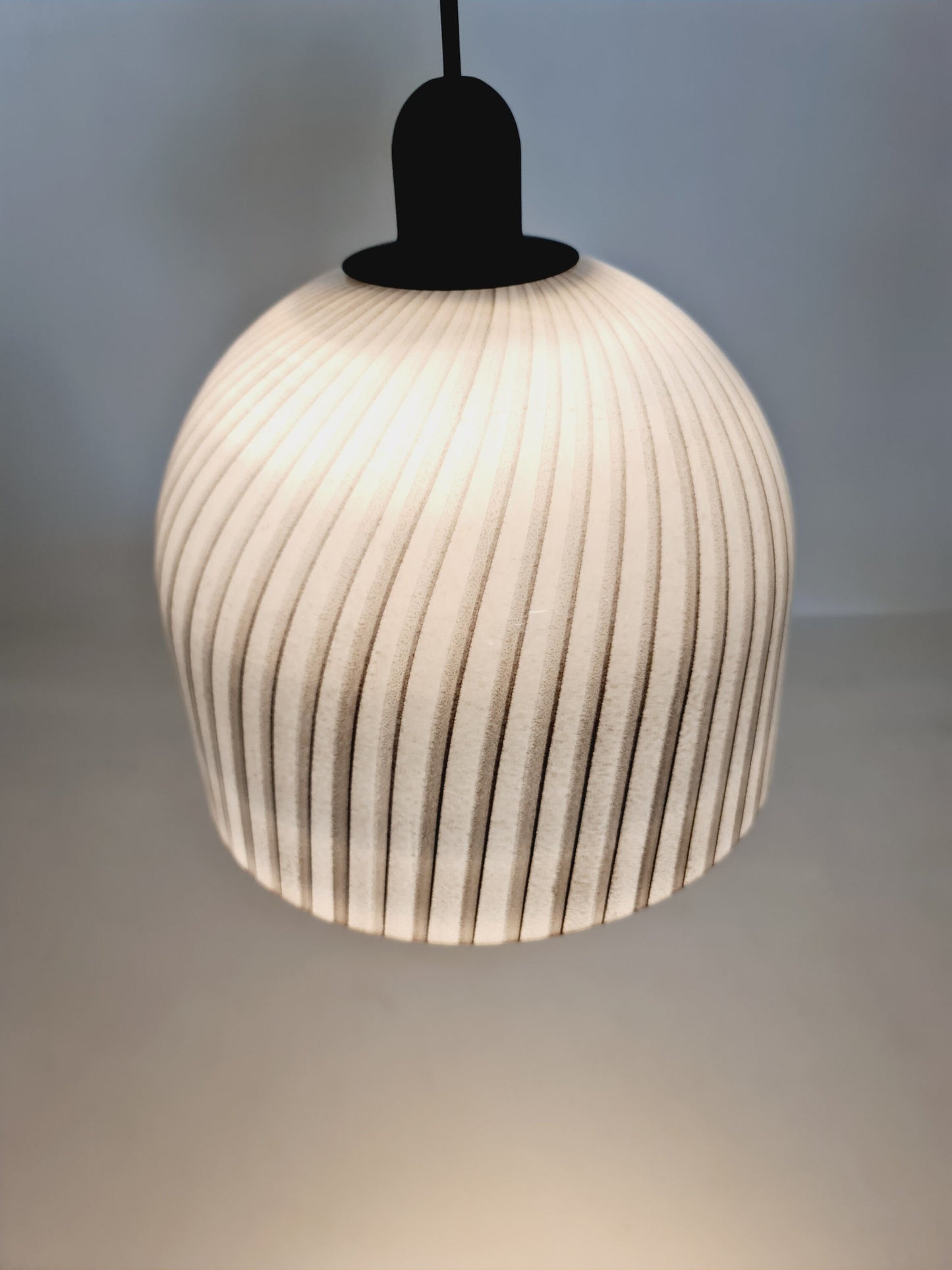 Rare and elegant Mid-Century Modern pendant lamp by Peill & Putzler, Germany, 1970s.